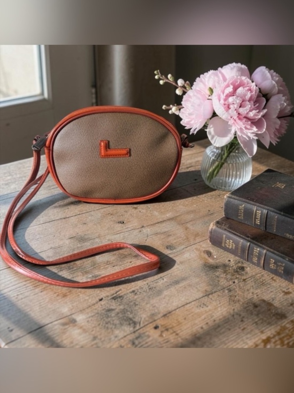 Vintage 1980’s  Lancel Paris Crossbody Purse